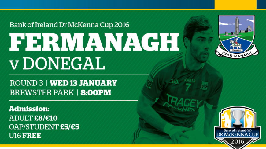 Dr McKenna Cup Round 3