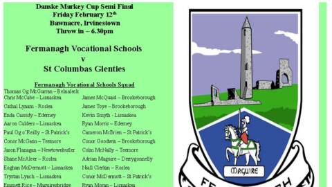 Good luck to Fermanagh Vocational Schools on Friday