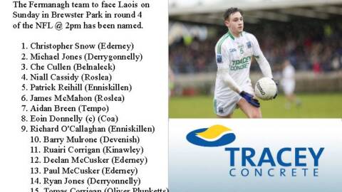 Fermanagh TEAM v Laois – 06.03.16