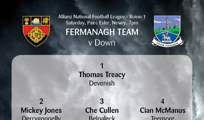 Fermanagh TEAM named v Down