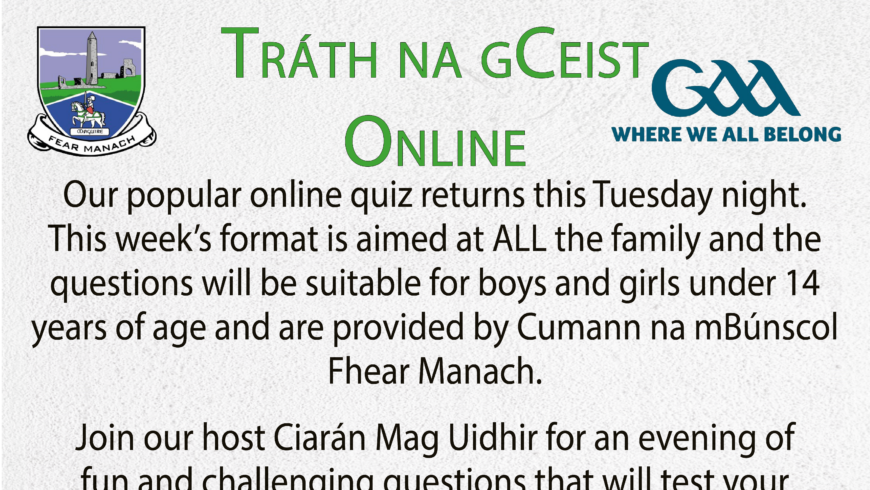 Tráth na gCeist Week 2